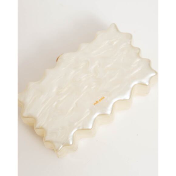 Cult Gaia Paloma Clutch in Ivory - Picture 11 of 12